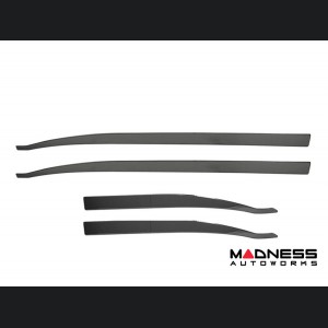 Jeep Renegade Door Trim - Lower Side Molding Kit - Dark Chrome Steel